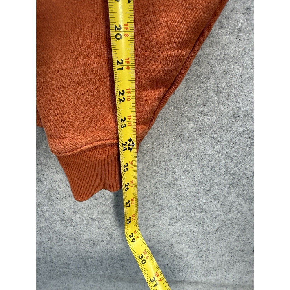 VTG Champion Pullover Hoodie Men's Medium Orange/Red - Picture 3 of 10